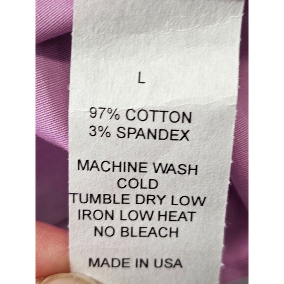 PLK Women's Large Le Rumi Lilac Button Down Sleeveless Summer Gusset Dress EUC - Picture 10 of 10